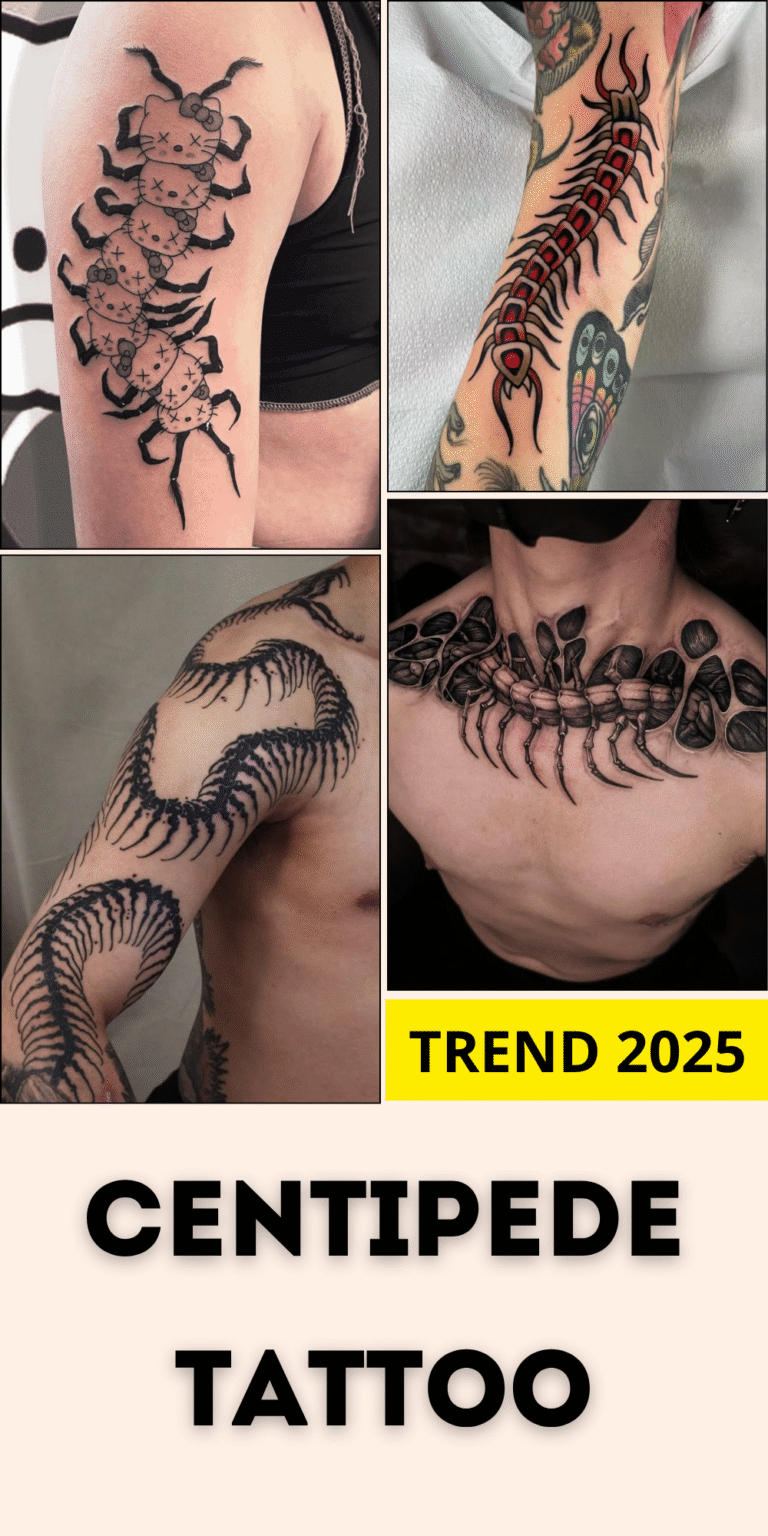 31 Centipede Tattoo Ideas 2025: Blackwork, Traditional, Tokyo Ghoul, Spider Lily, Skull, Giant Back