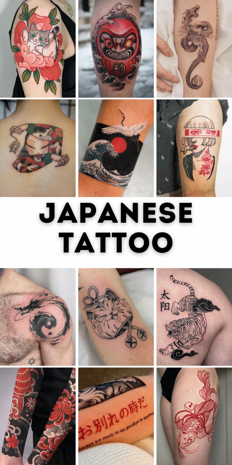 Japanese Tattoo 30 Ideas 2025: Stunning Art Traditional Designs With Dragons, Sleeve Ideas for Men and Women